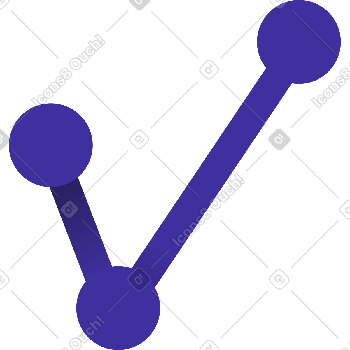 Graph illustration in PNG, SVG