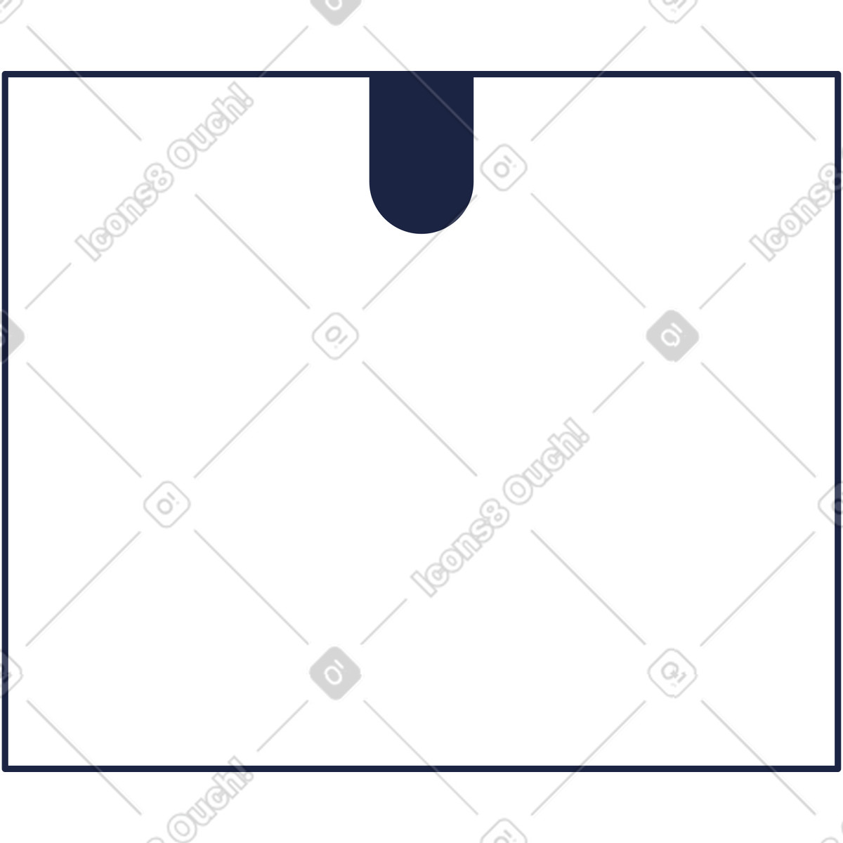 Ilustração de Caixa escritório em no estilo Urban Line para baixar em PNG, SVG
