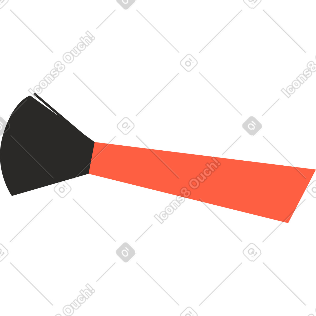 Blush brush illustration in Dizzy style download in PNG, SVG
