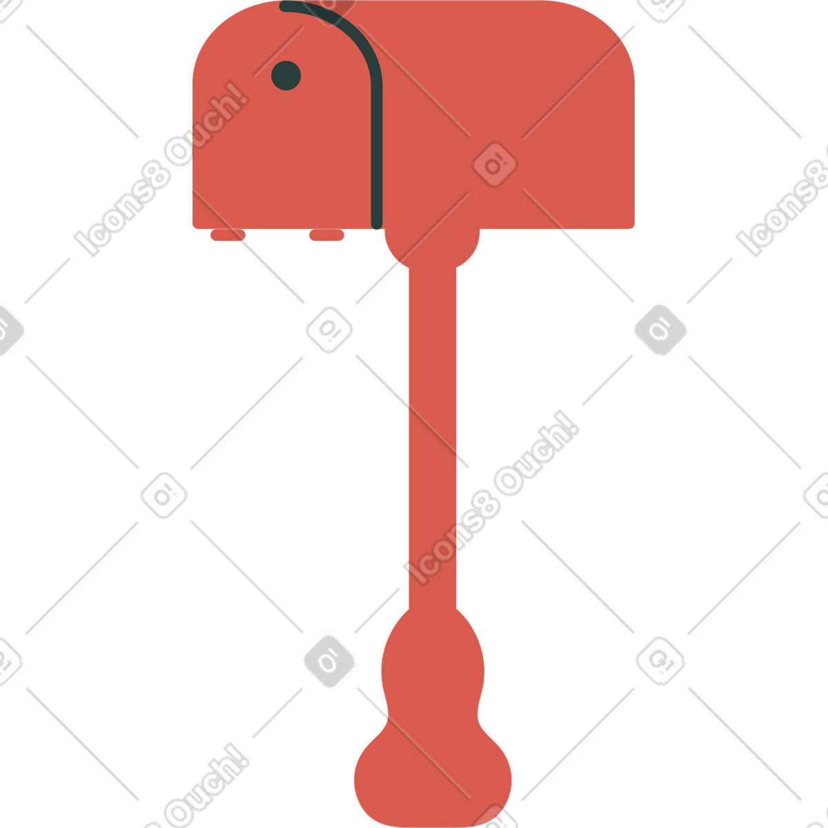 下载 Macaroni 风格的 邮箱 插画，支持 PNG、SVG 格式