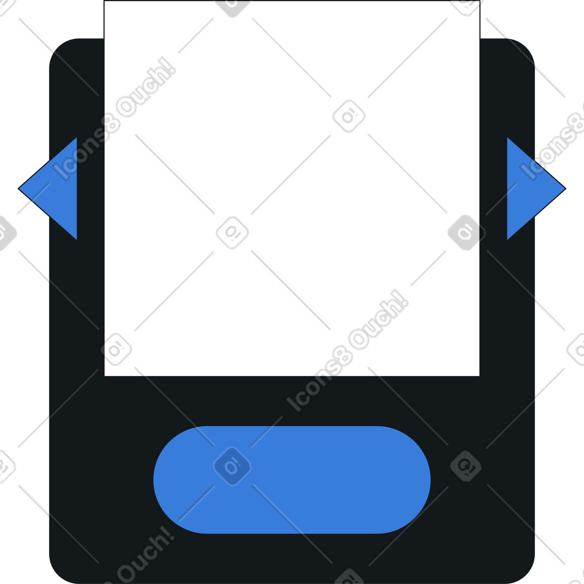 Illustration Interface produit dans le style Midnight à télécharger aux formats PNG, SVG