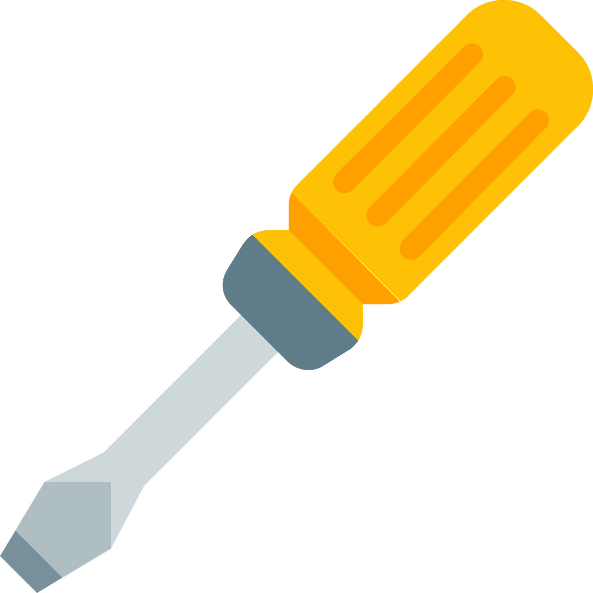Screwdriver illustration in PNG, SVG
