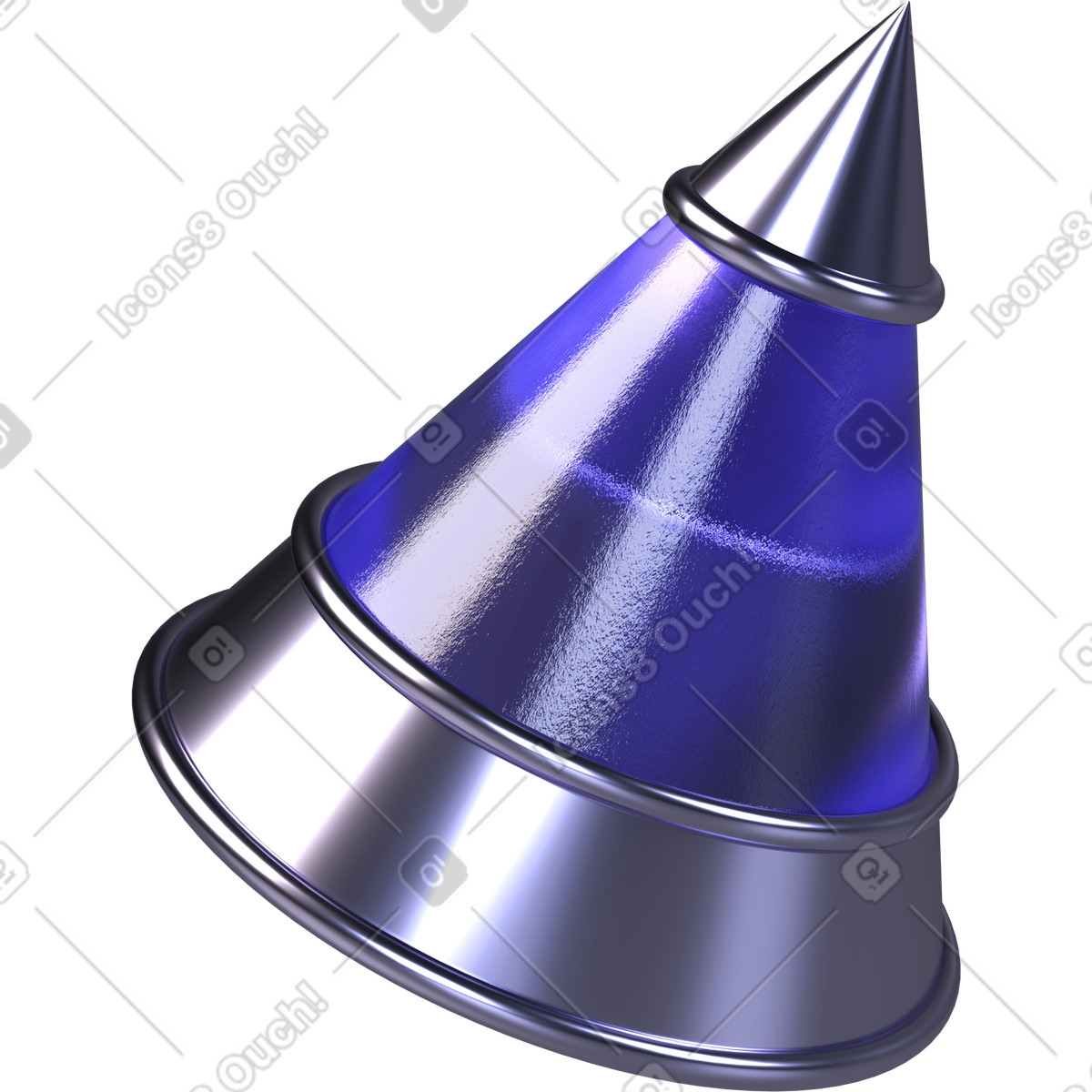 Kegel-Illustration im 3D Boost-Stil als Download in PNG, SVG