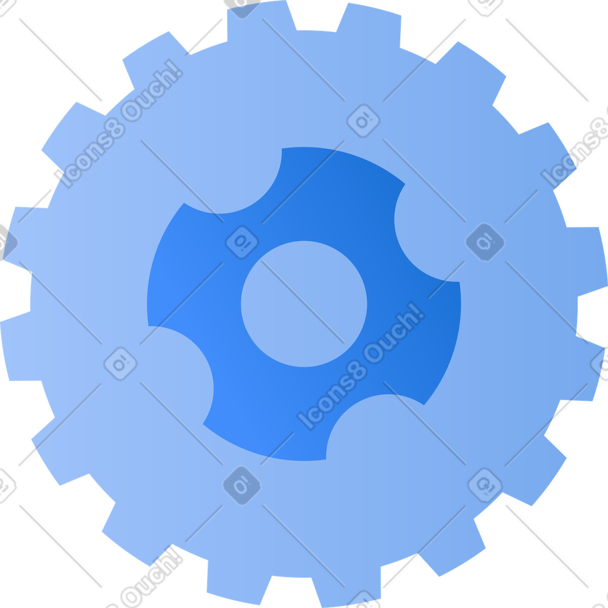 下载 Clip 风格的 齿轮 插画，支持 PNG、SVG 格式
