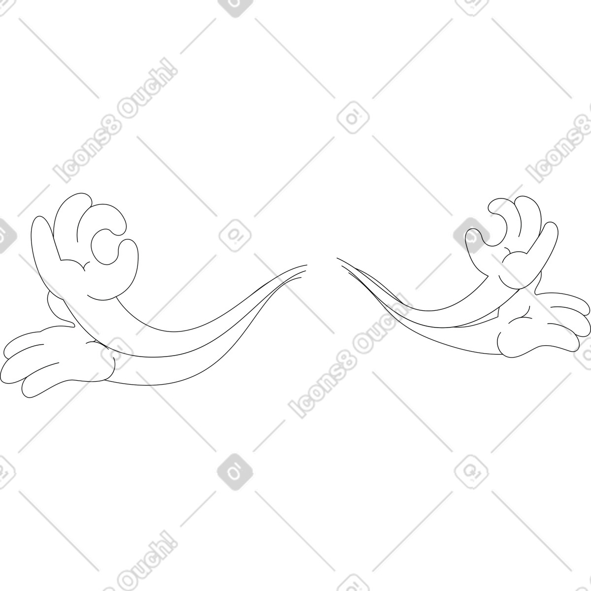 Иллюстрация Four arms в стиле Looney — скачать в форматах PNG, SVG