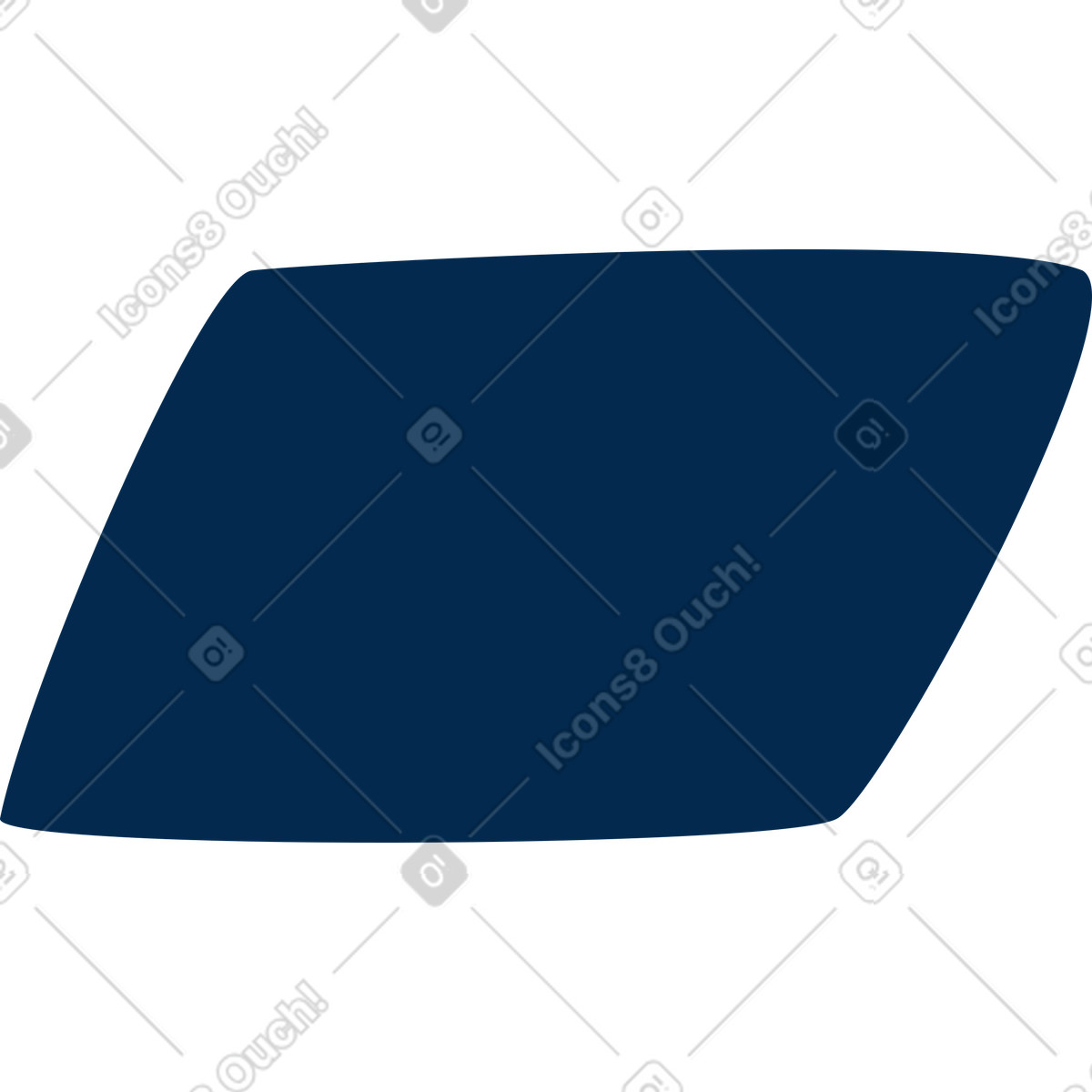 Parallelogramma illustrazione in stile Flame scarica in PNG, SVG