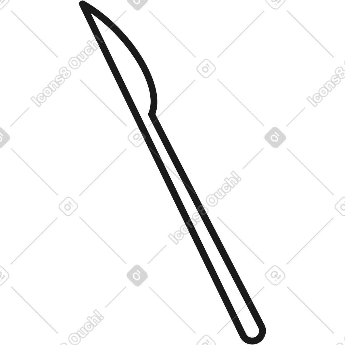 Scalpel illustration in Taxi style download in PNG, SVG