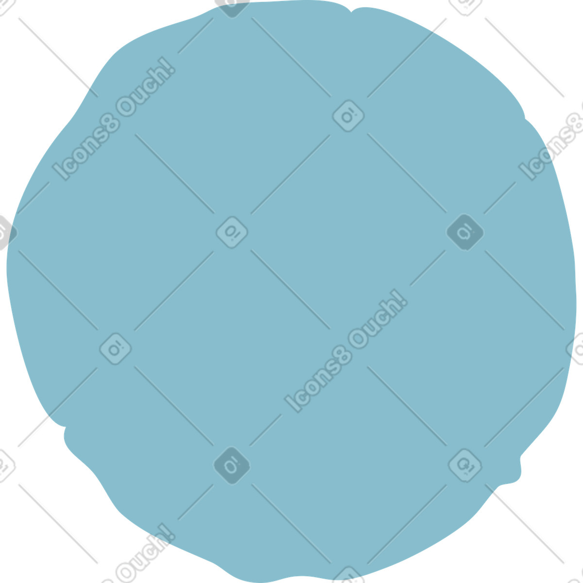 Blue circle-Illustration im Flamenco-Stil als Download in PNG, SVG
