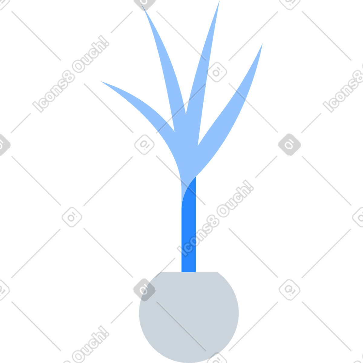 Pflanze-Illustration im Urban-Stil als Download in PNG, SVG