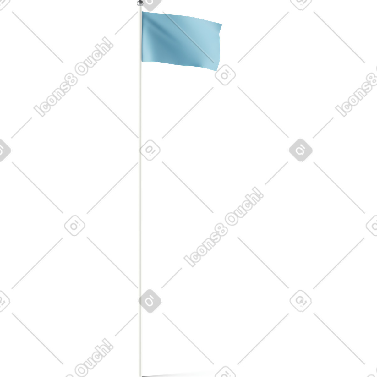 Illustration Mât dans le style 3D Business à télécharger aux formats PNG, SVG