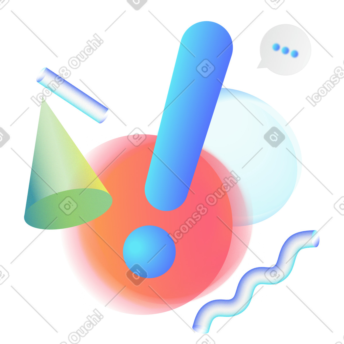 Benachrichtigung über neue nachrichten-Illustration im Morphis-Stil als Download in PNG, SVG