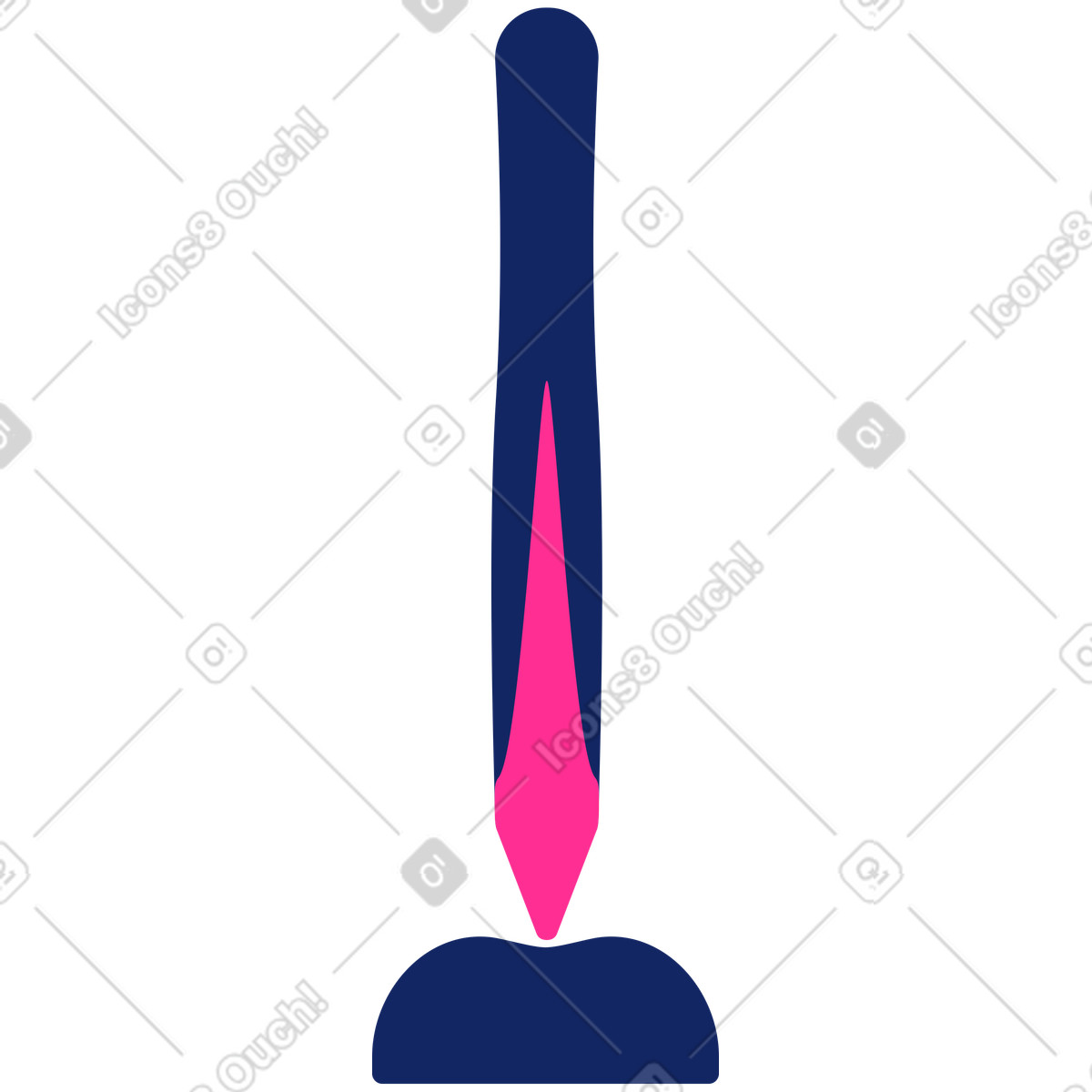Ilustración Aguja en estilo Cyborg a descargar en PNG y SVG