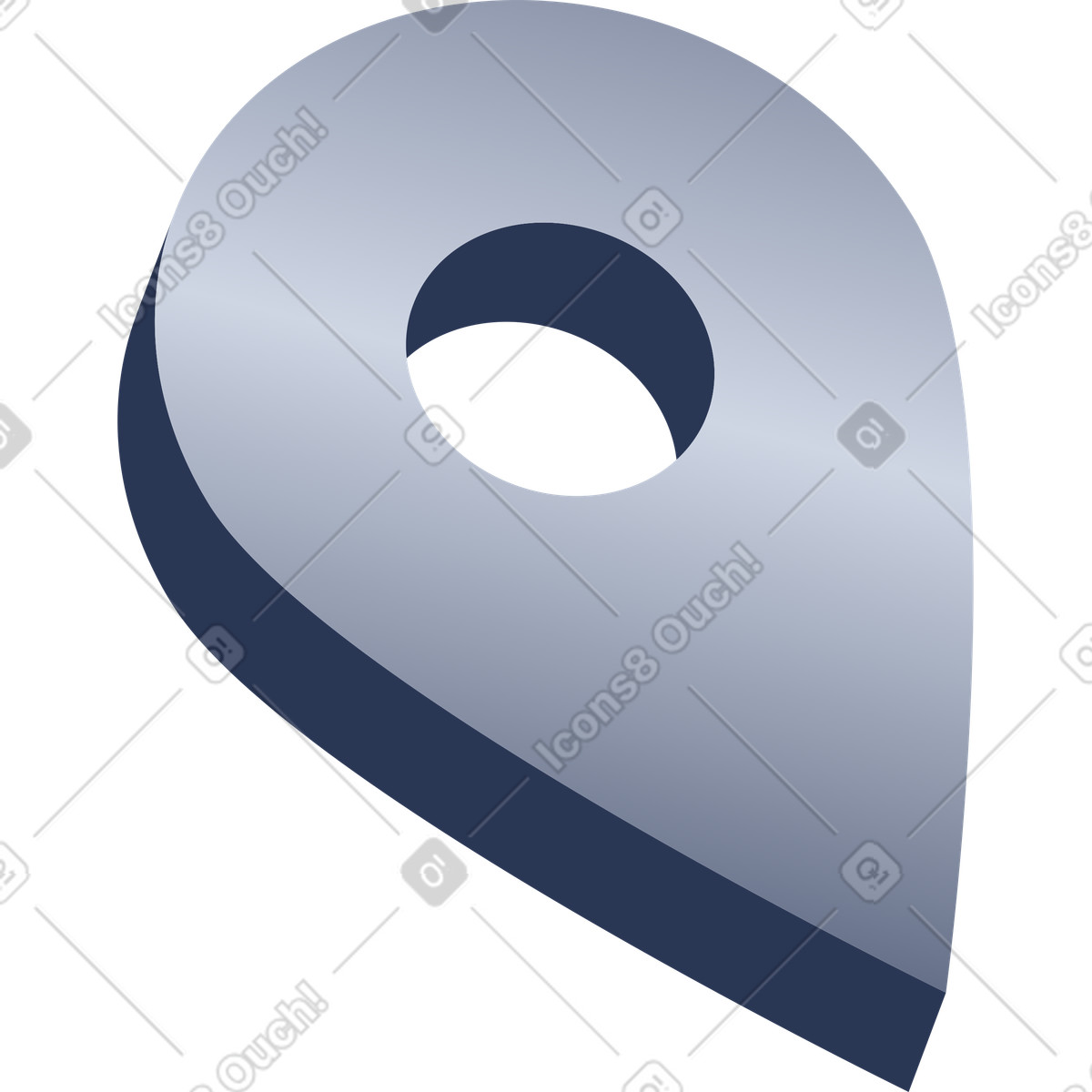 Geo location icon illustration in PNG, SVG