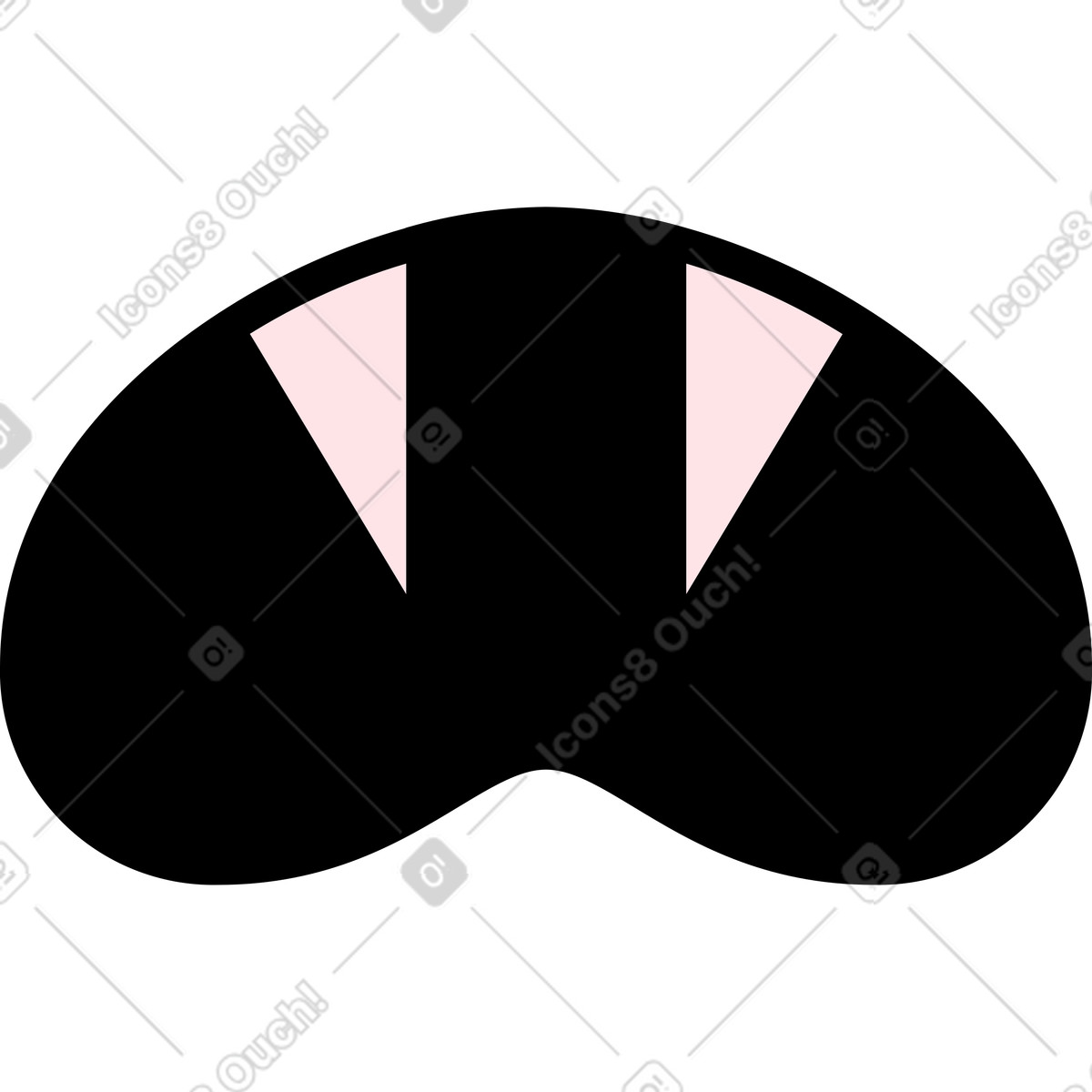 People mouth illustration in Surr style download in PNG, SVG