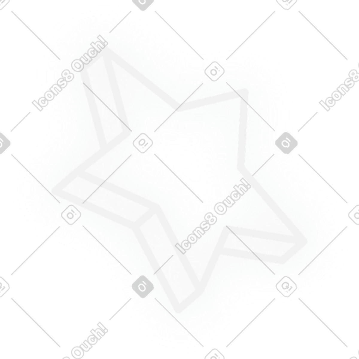 Ilustración Icono estrella en estilo Inverse a descargar en PNG y SVG