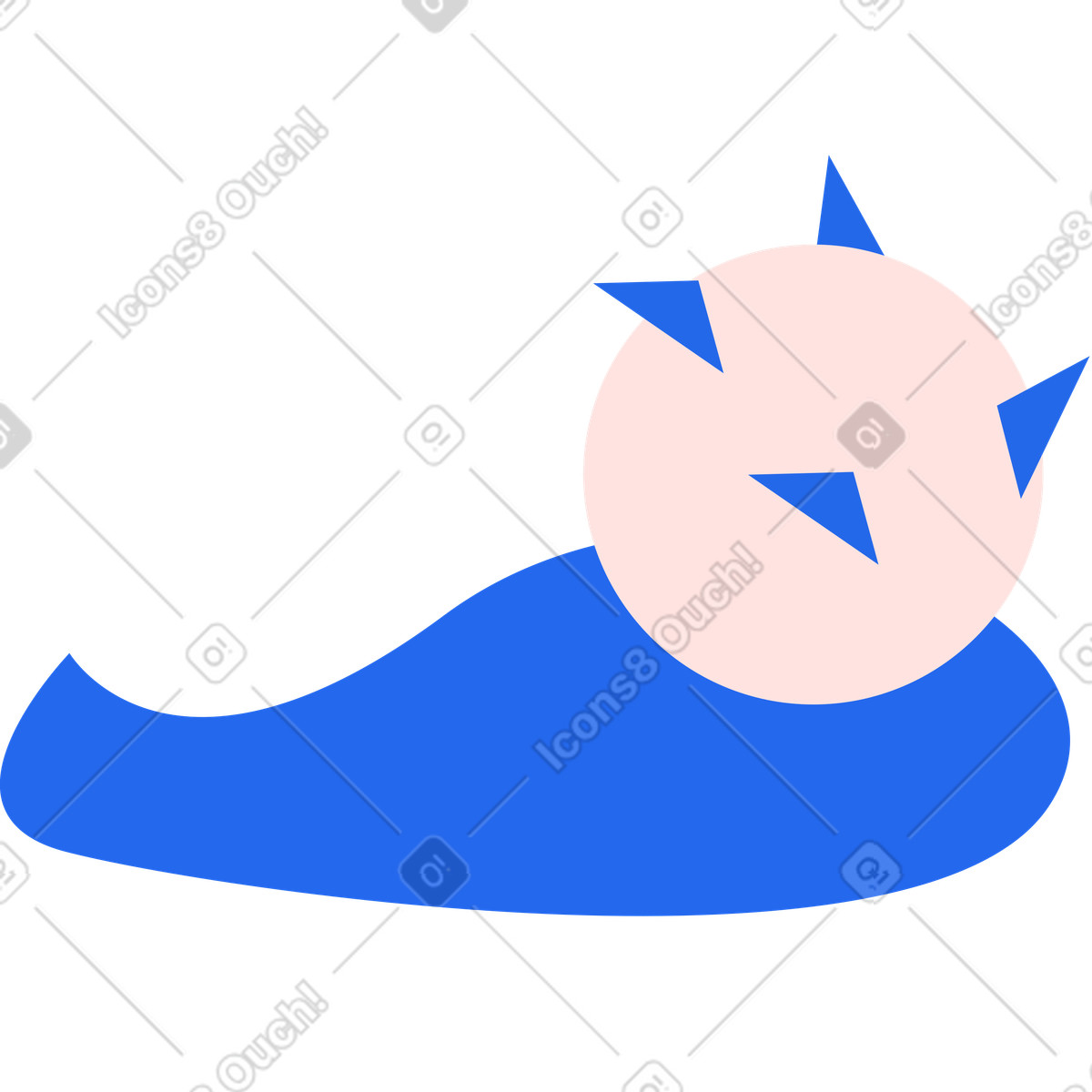 Pantofole illustrazione in stile Kingdom scarica in PNG, SVG