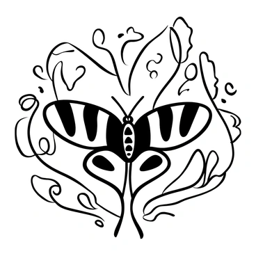 A "luna moth" with large, distinctive wings is centered within a formation of swirling, "autumn leaves." The moth's wings are spread wide, showcasing its unique shape and patterns. The leaves, in various shapes and sizes, are swirling around the moth, creating a dynamic movement that emphasizes the scene.