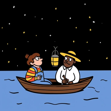 Huckleberry finn raft