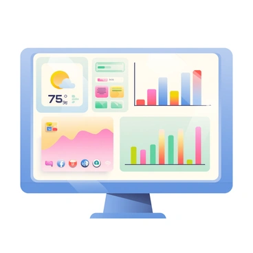 A personalized SaaS dashboard with favorite widgets and shortcuts
