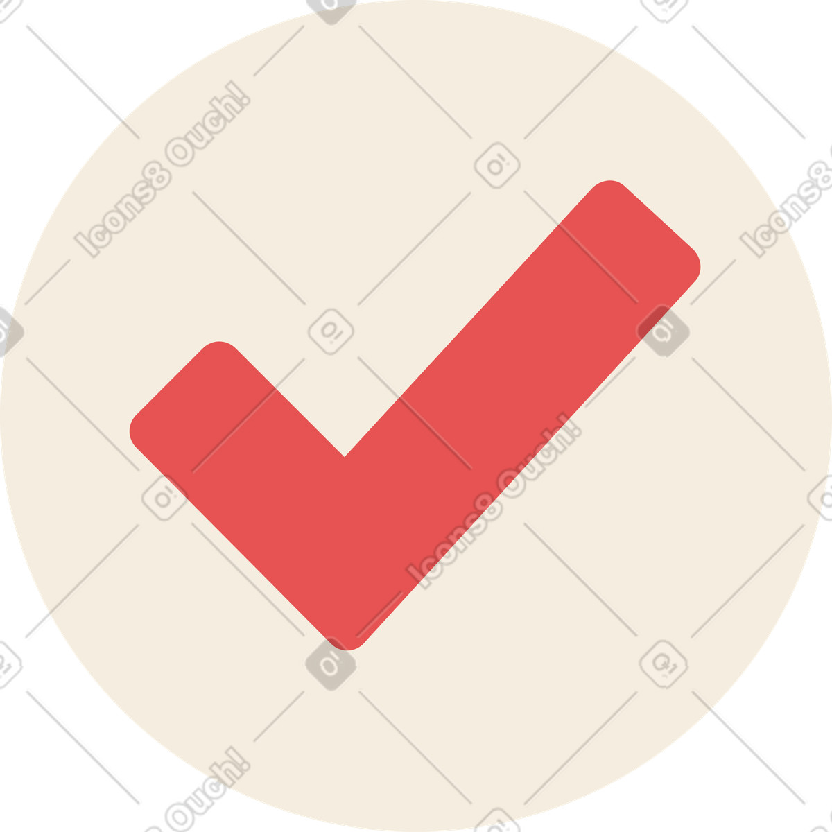 Check illustration in PNG, SVG