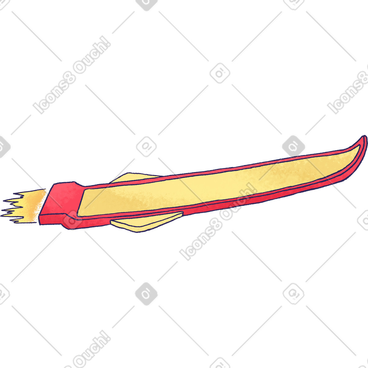 Hue 스타일의 Hoverboard 일러스트레이션 PNG, SVG 다운로드