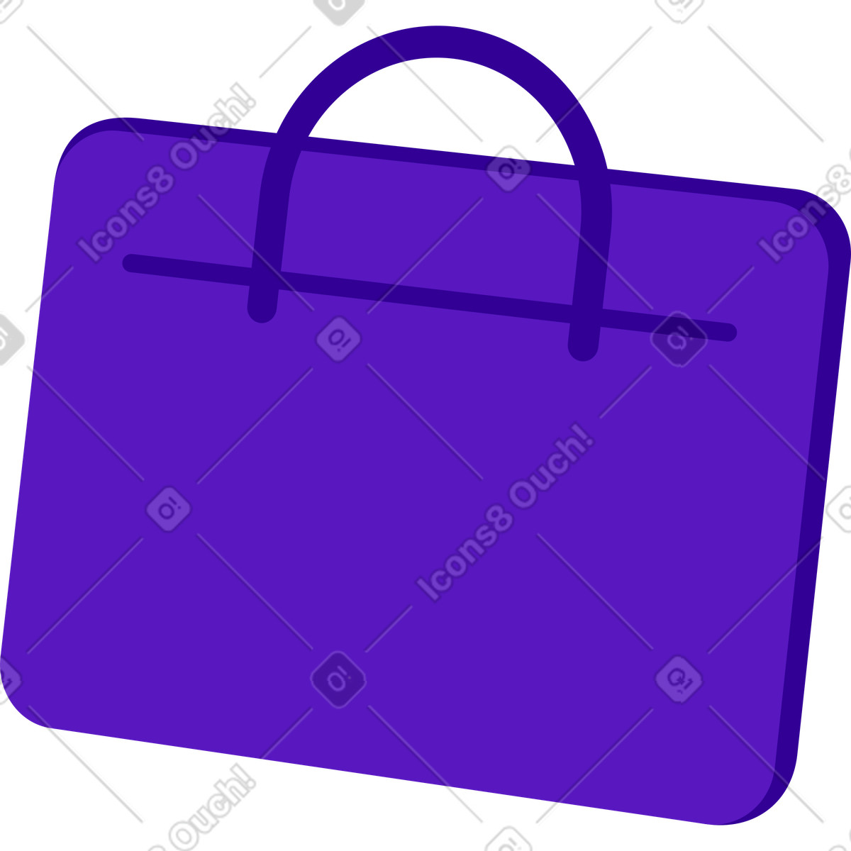 Ilustración Bolsa para laptop en estilo Active a descargar en PNG y SVG