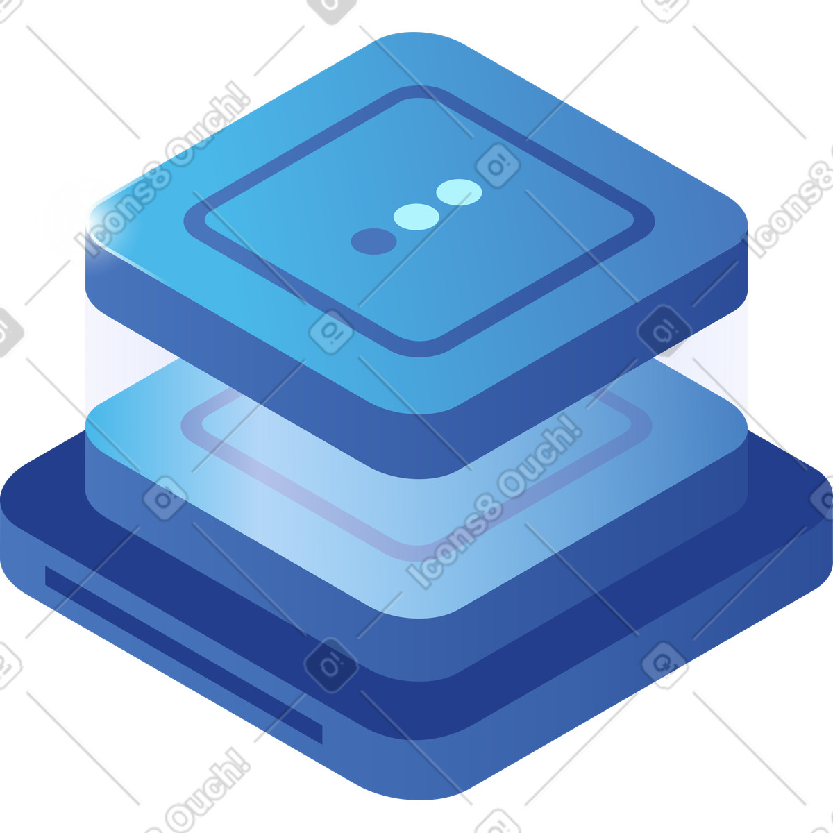 Modulare datenplattform-Illustration im Quantum-Stil als Download in PNG, SVG