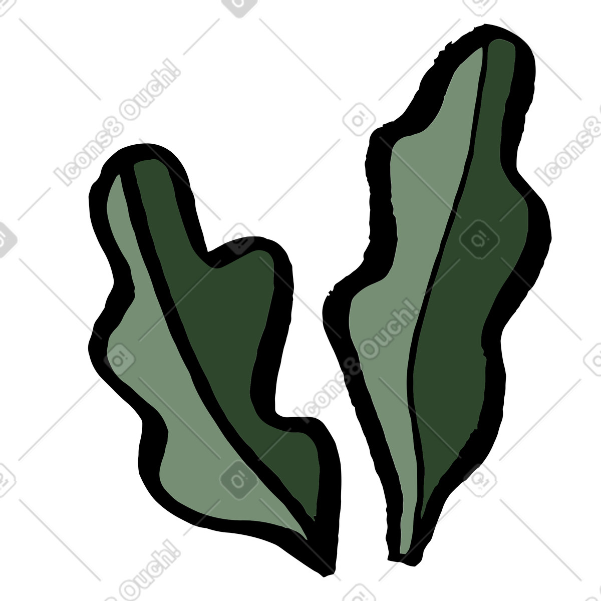 Ilustración Planta en estilo Scandi a descargar en PNG y SVG