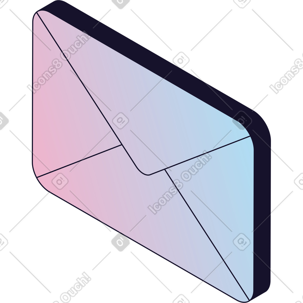 Illustration Gradient letter dans le style Node à télécharger aux formats PNG, SVG