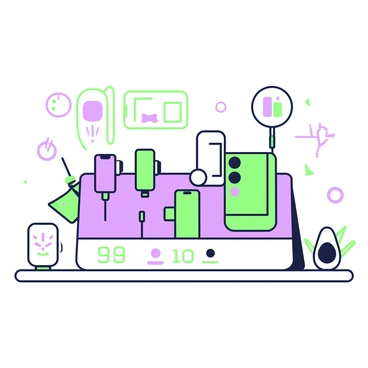 A centralized docking station in a smart home with multiple induction chargers
