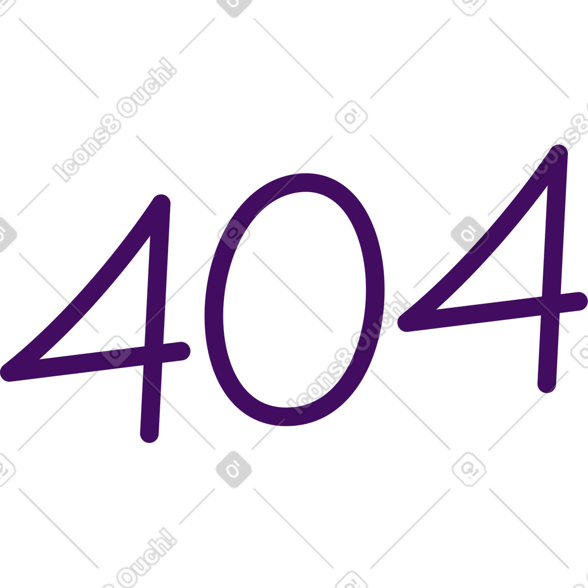 Schriftzug vierhundertvier text-Illustration im Simplistic-Stil als Download in PNG, SVG
