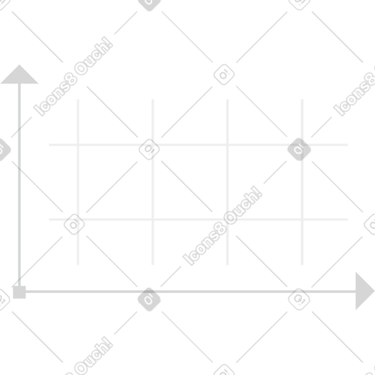 Graph animated illustration in GIF, Lottie (JSON), AE