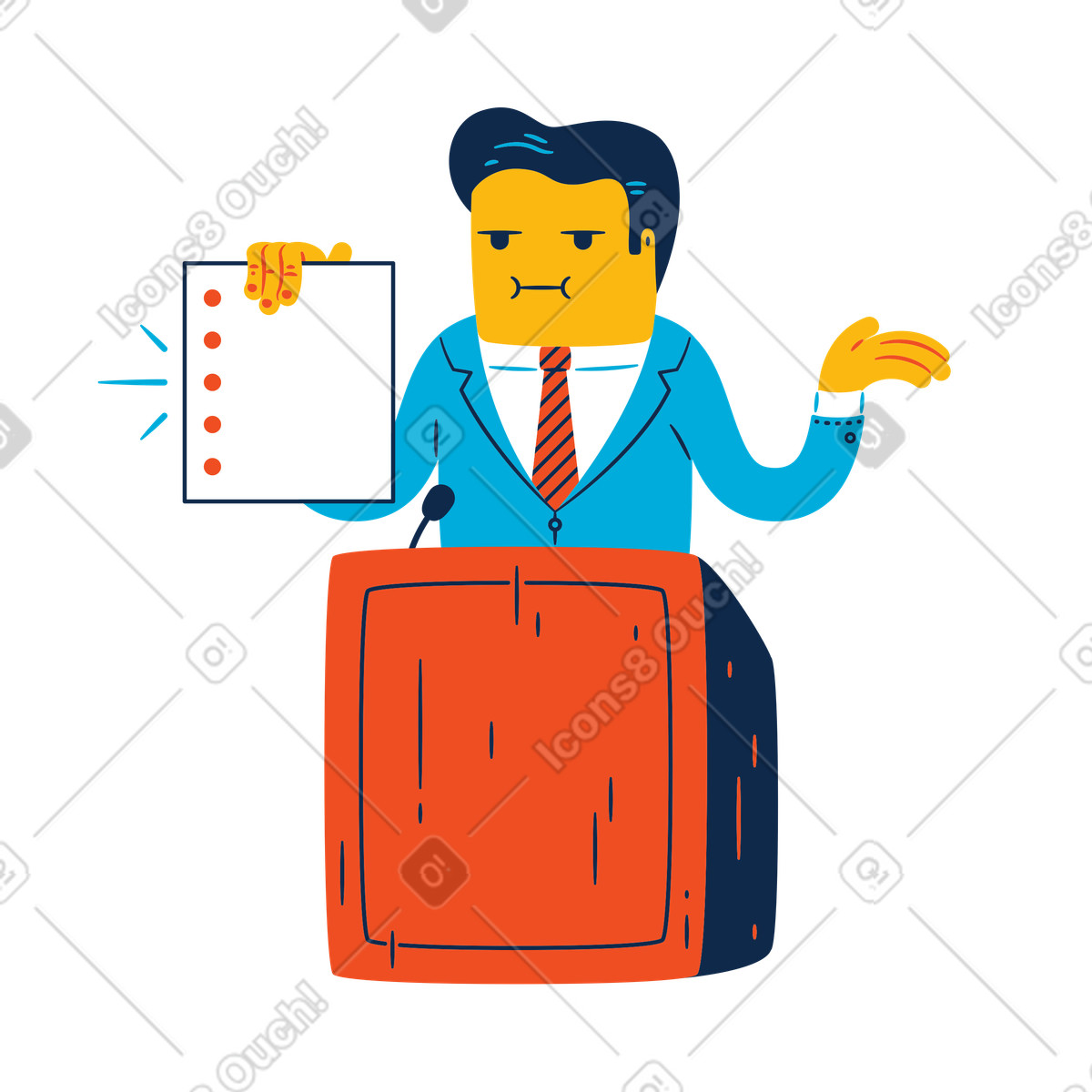List is empty illustration in PNG, SVG