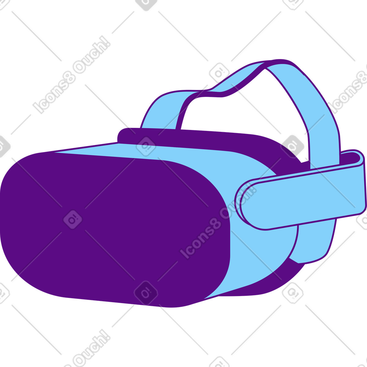 Ilustração de Fone ouvido vr em no estilo Storyline para baixar em PNG, SVG