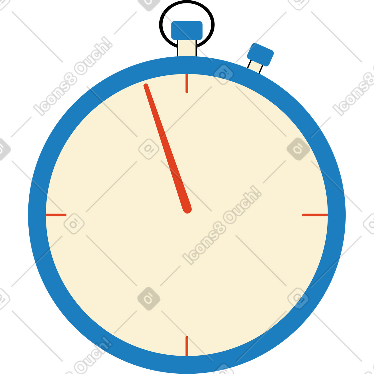 Illustration Chronomètre dans le style Jelly à télécharger aux formats PNG, SVG