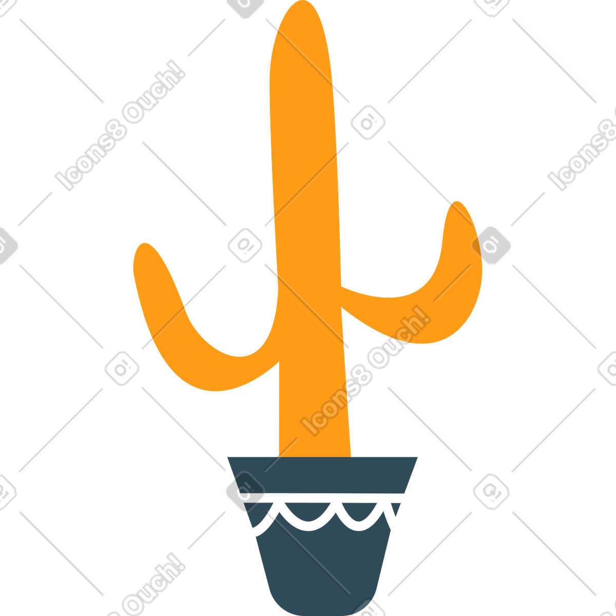 下载 Kingdom 风格的 锅中的王国花 插画，支持 PNG、SVG 格式