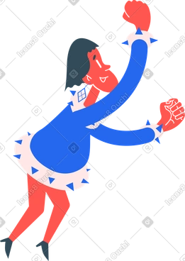 Woman jumping PNG, SVG