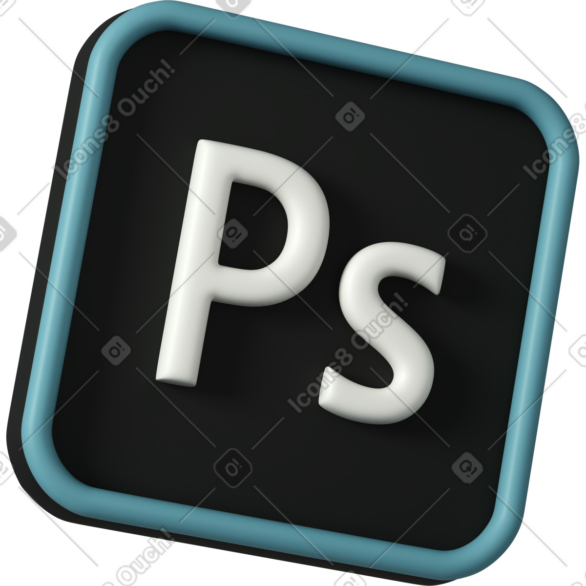 Illustration Photoshop dans le style 3D Casual life à télécharger aux formats PNG, SVG