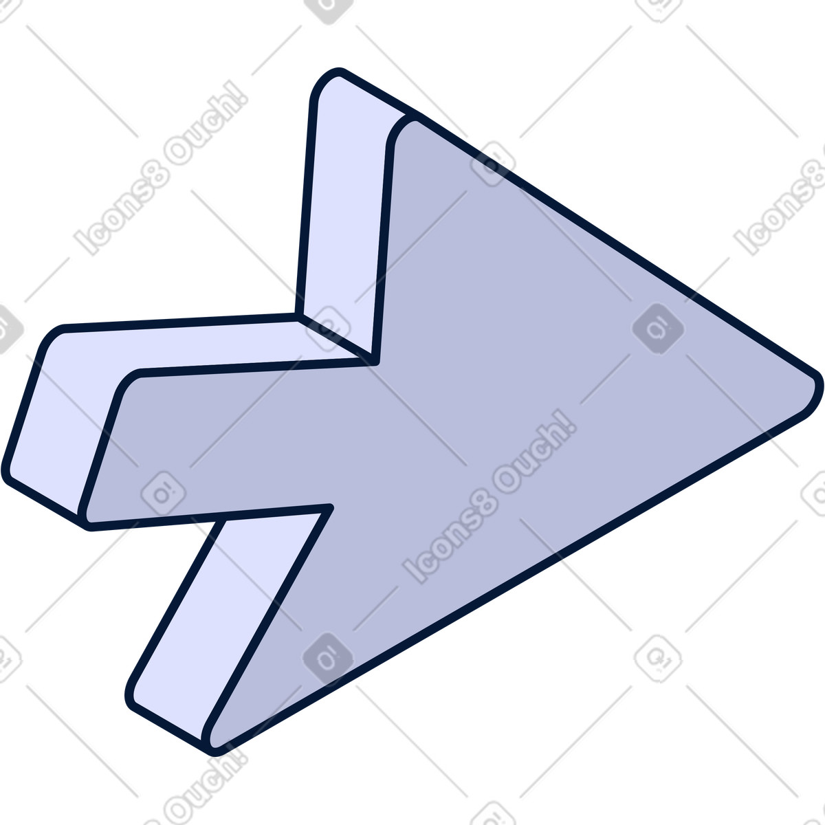 Cursore illustrazione in stile Neat scarica in PNG, SVG