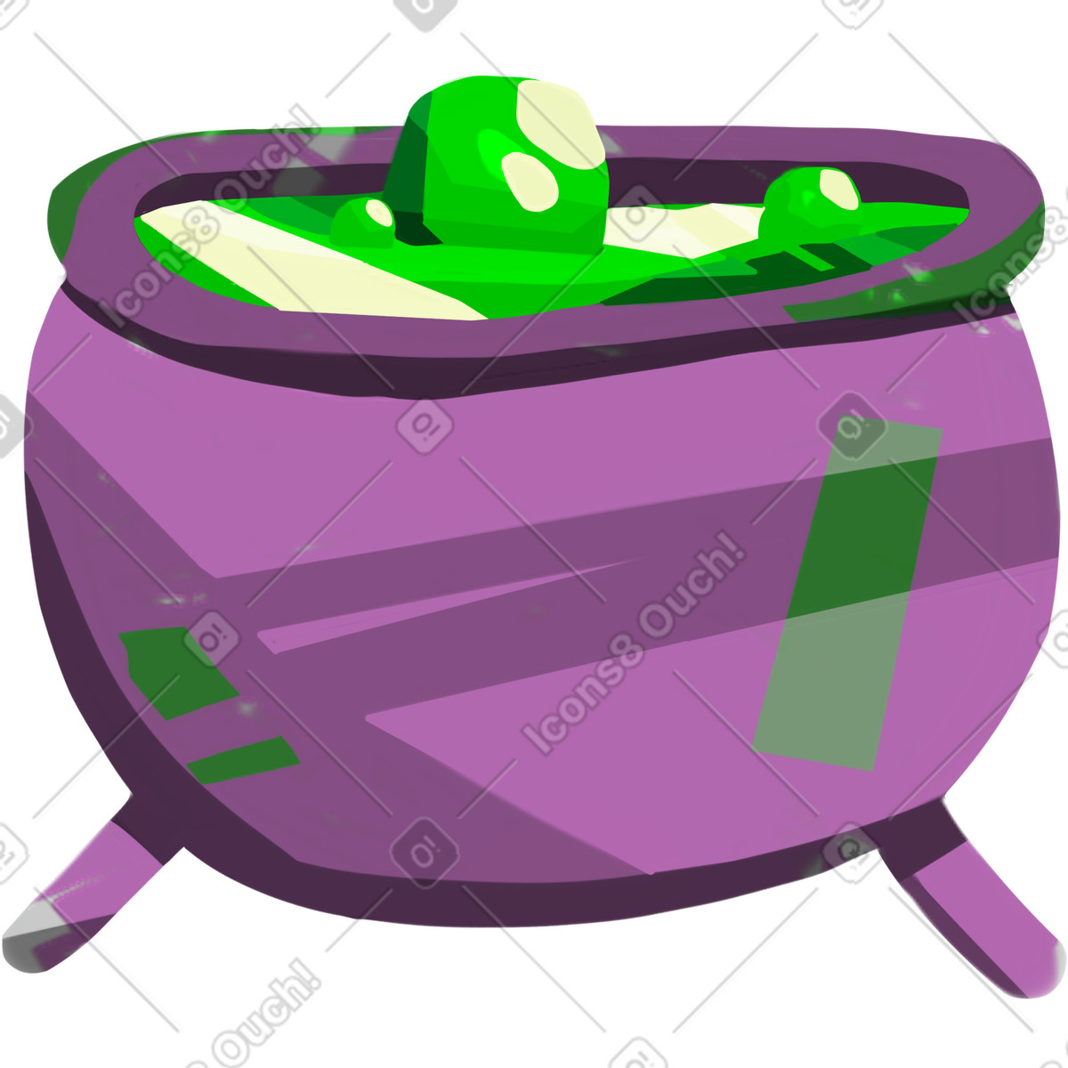 Trank-Illustration im Atomic-Stil als Download in PNG, SVG