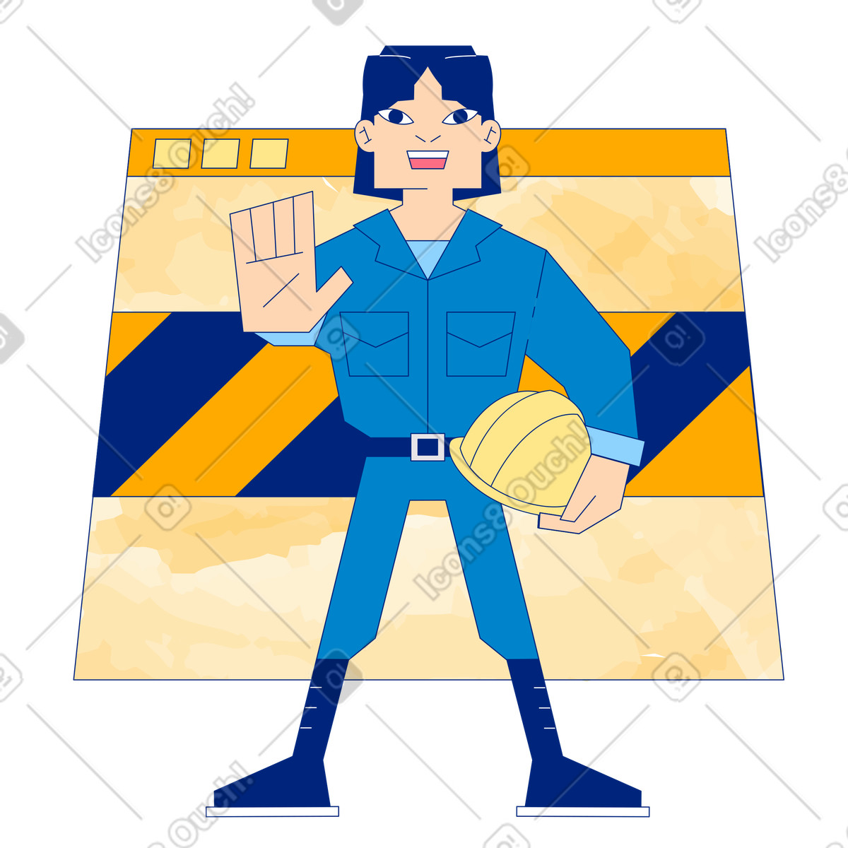 Page under construction illustration Something Went Wrong clipart image in PNG SVG GIF