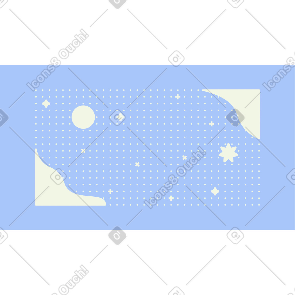 Ilustración Espacio en estilo Abstract a descargar en PNG y SVG