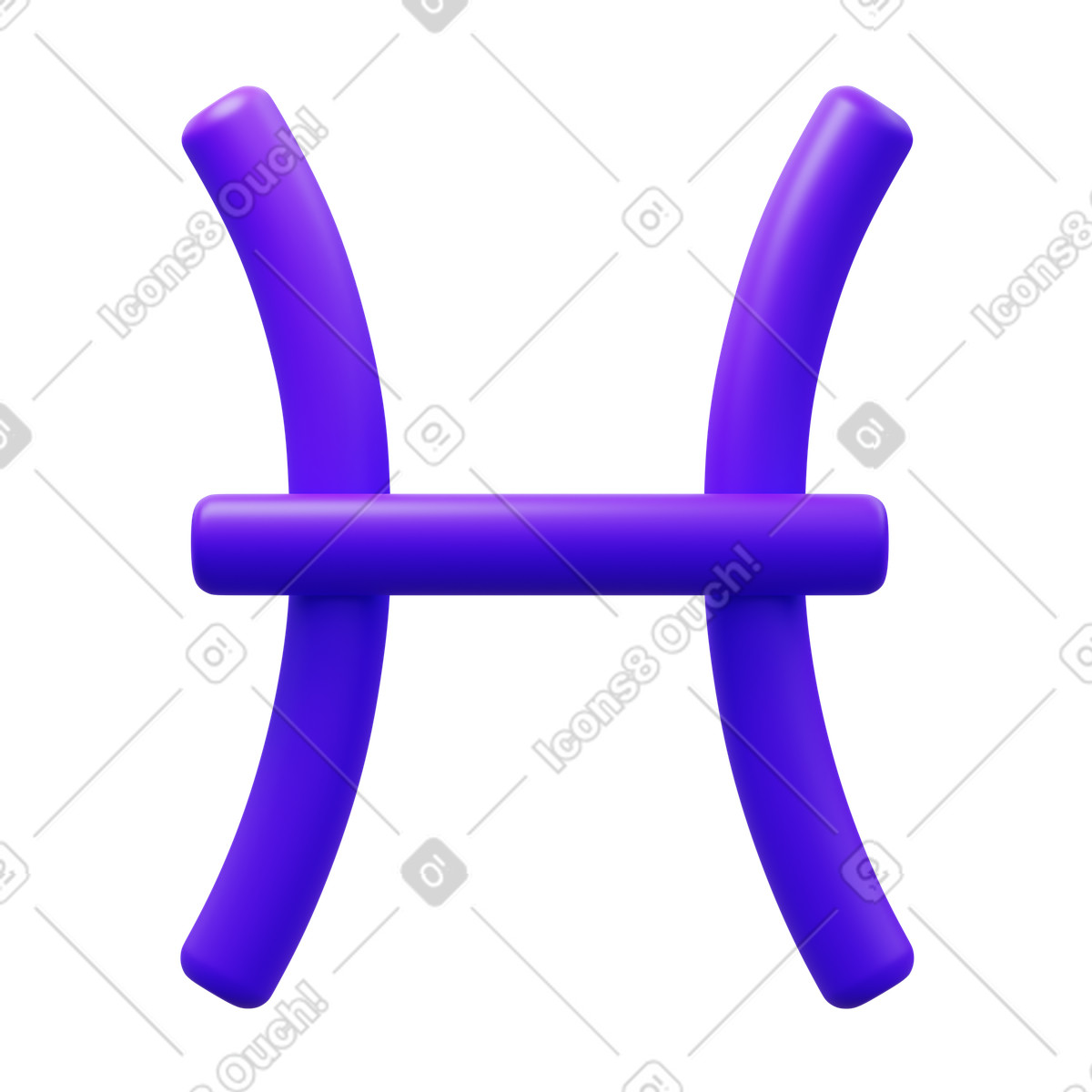 Pisces illustration showcasing constellation clipart in free vector graphics