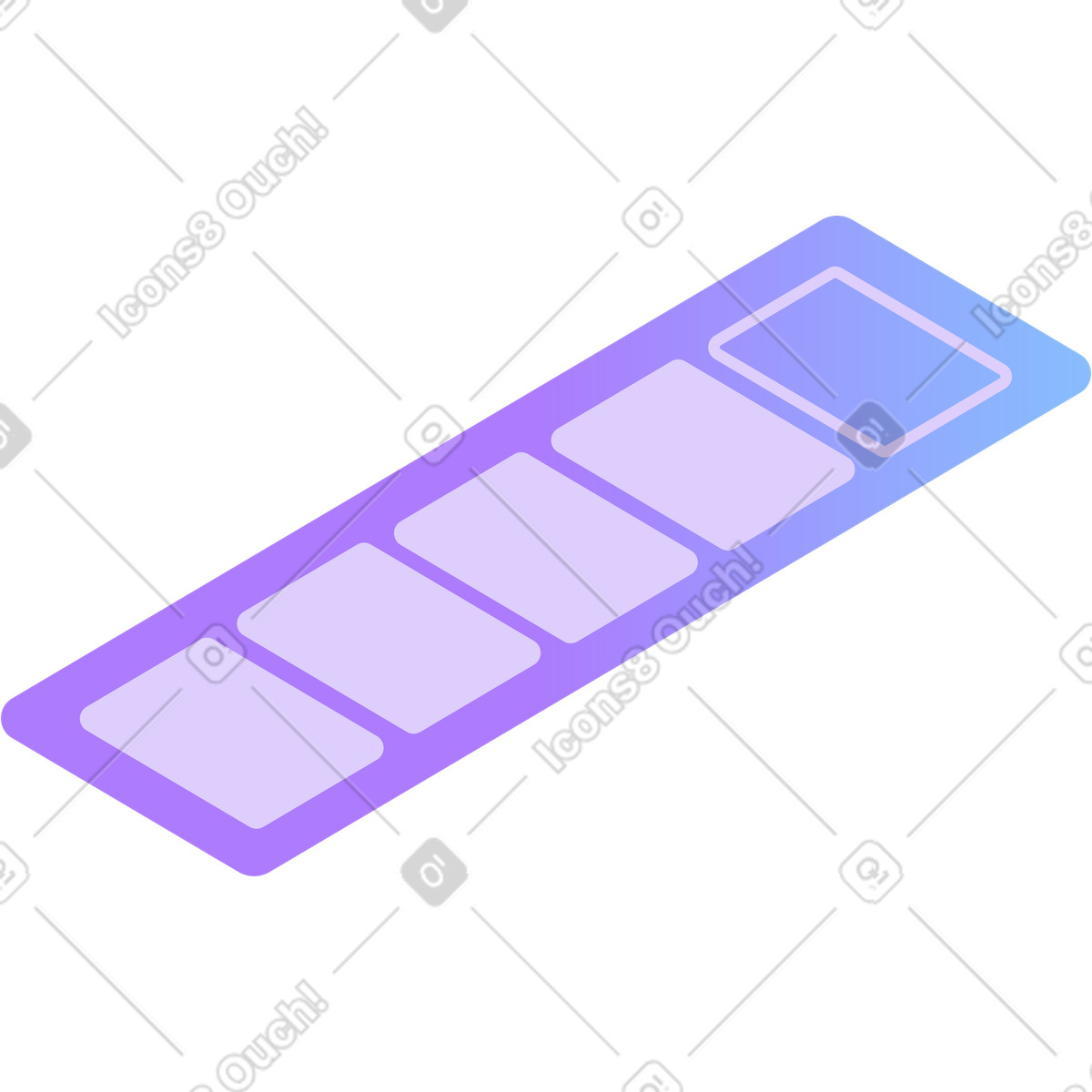 Loading bar illustration in Hi-tech style download in PNG, SVG