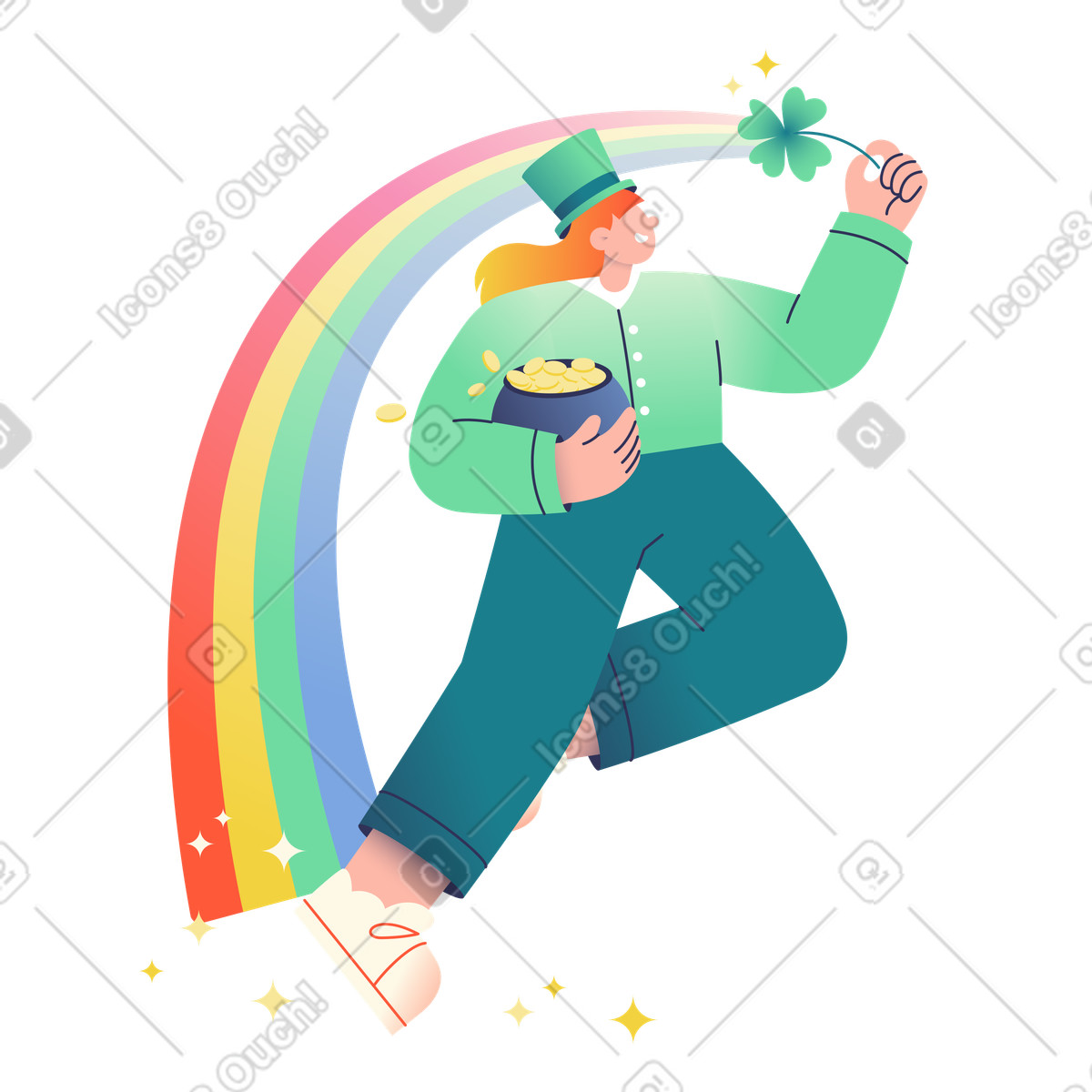 Ilustração de Dia são patricio em no estilo Beam para baixar em PNG, SVG