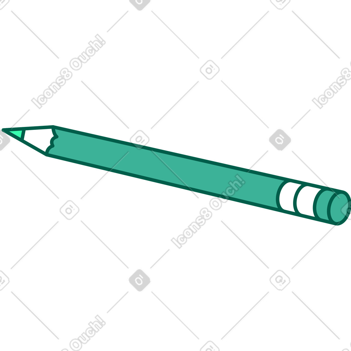 Illustration Crayon dans le style Storyline à télécharger aux formats PNG, SVG