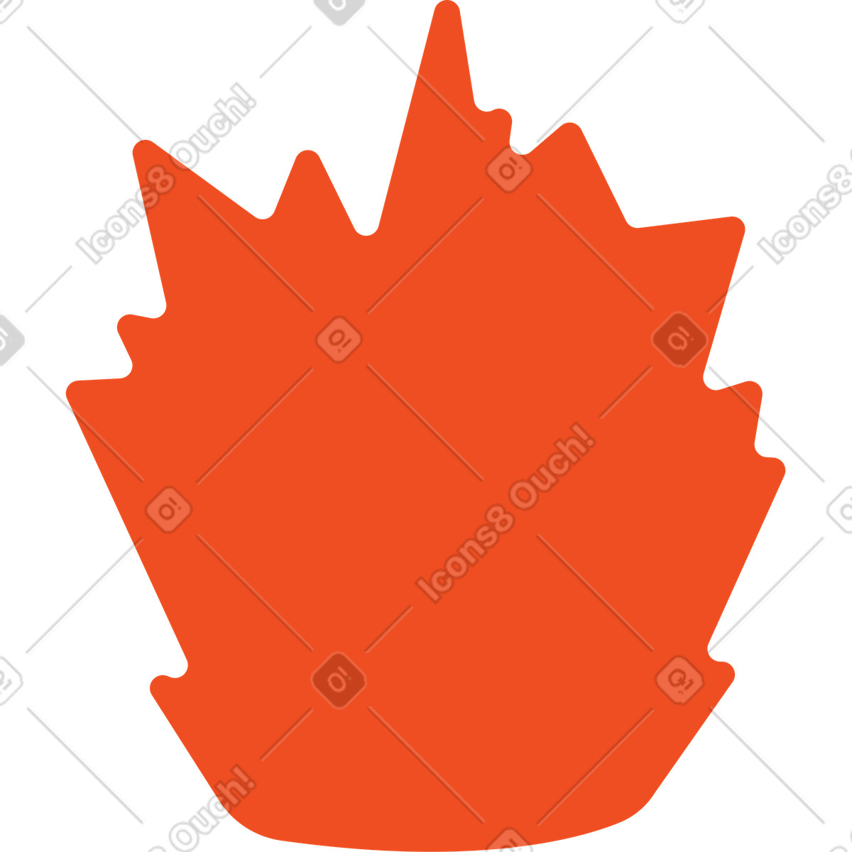 Flame スタイルの Fire のイラストをPNG、SVG形式でダウンロード