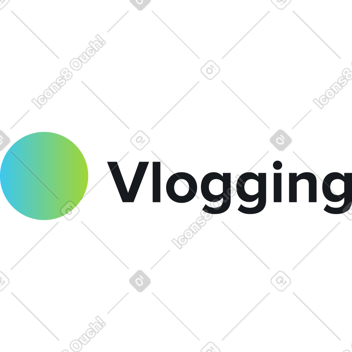 Tag vlog illustrazione in stile Breeze scarica in PNG, SVG