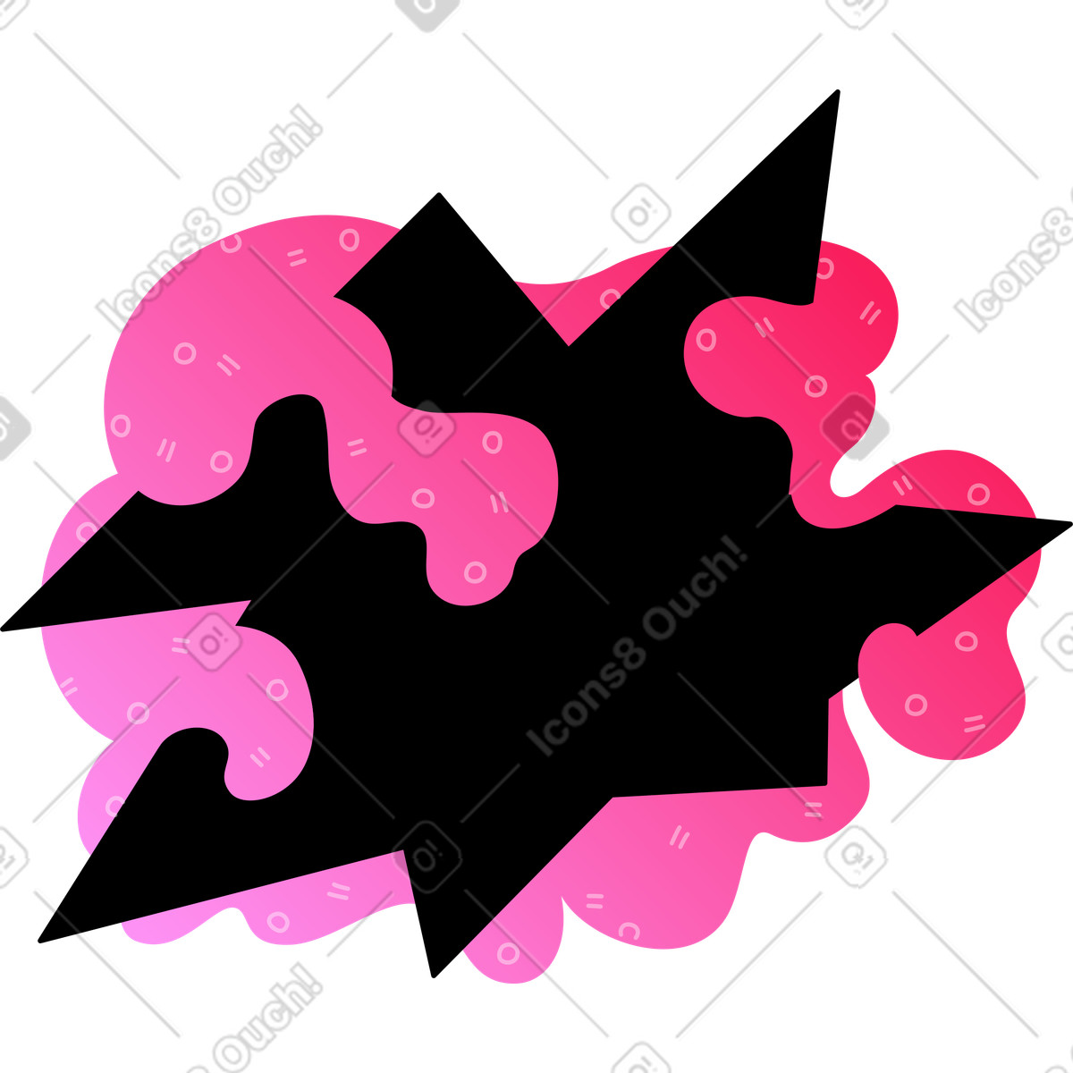 Ilustración Fondo abstracto rosa en estilo Rocky a descargar en PNG y SVG