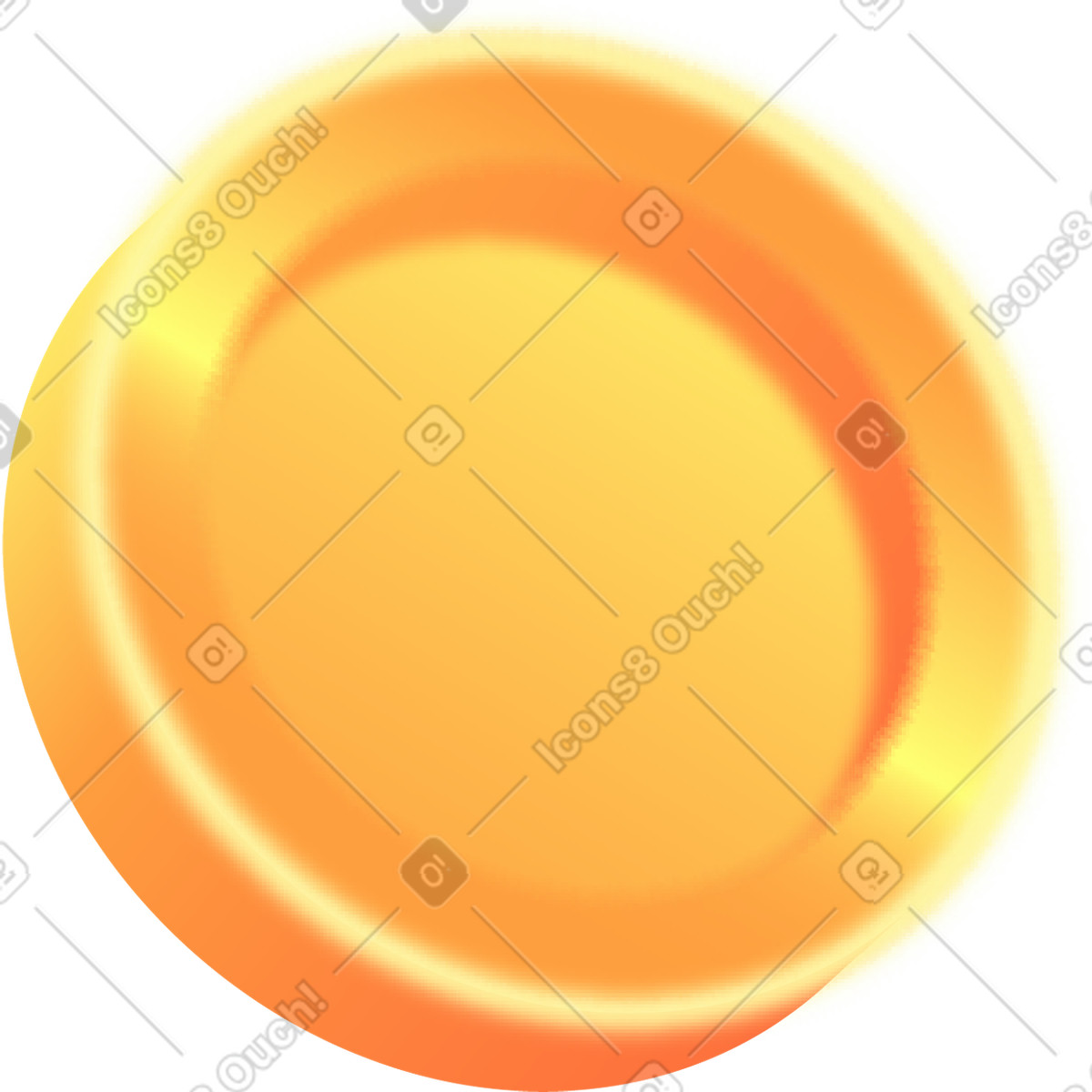 Coniare illustrazione in stile Burst scarica in PNG, SVG